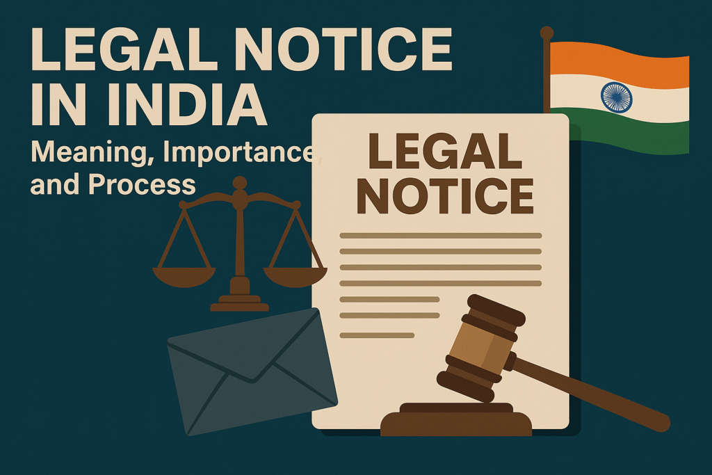 legal notice in india