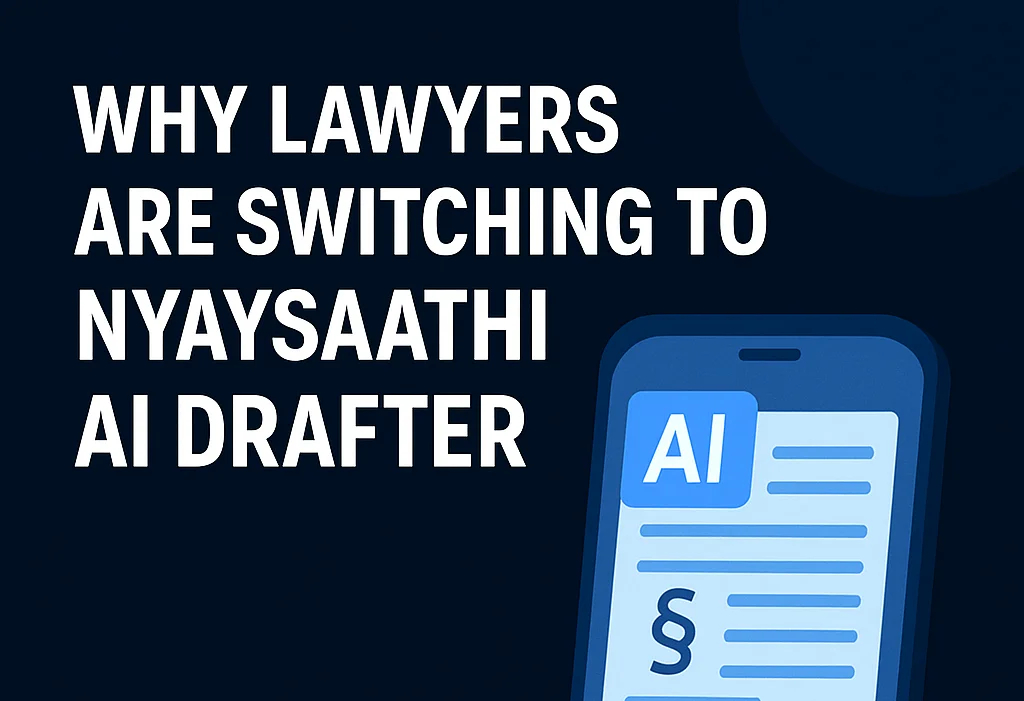 NyaySaathi AI Drafter helps Indian lawyers create accurate legal drafts instantly. Integrated with acts, sections, and powerful mobile AI tools.